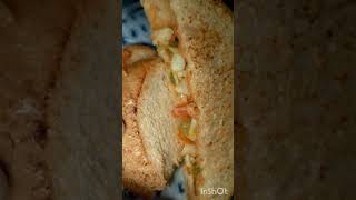 Breakfast Morning Brown Bread Sandwich Vegetables Weight Loss shortsfeed viralshort [upl. by Thornton]