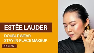 Review Estee Lauder Double Wear StayInPlace Makeup Foundation [upl. by Eirena552]