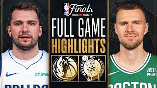 5 MAVERICKS at 1 CELTICS  FULL GAME 1 HIGHLIGHTS  June 6 2024 [upl. by Garbers]