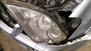 2008 ML63 AMG MERCEDES BALLAST REPLACEMENT LOW LEFT BEAM ERR MESSAGE [upl. by Sirhc367]