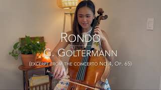 Goltermann Concerto No 4 Op 65  Rondo Cello Play Along  Suzuki Cello Book 5 [upl. by Neilla]