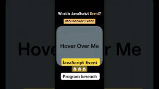 JavaScript Event trending shorts viral ytshorts [upl. by Irihs]