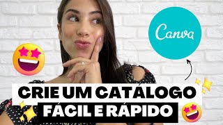 COMO CRIAR UM CATÁLOGO EM PDF [upl. by Lexy]