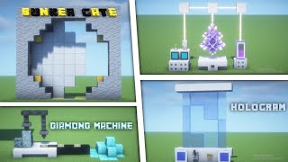 Minecraft 5 Mind Blowing Futuristic Build amp Ideas [upl. by Nauqahs]