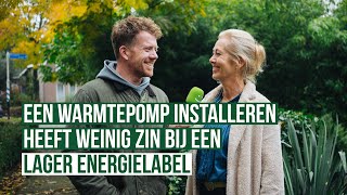 Met een lager energielabel kun je ook een warmtepomp kiezen [upl. by Nnayelhsa91]