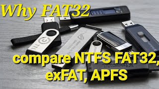 difference between NTFS FAT32 and exFAT APFS  Why FAT32 only 4 GB [upl. by Jania]