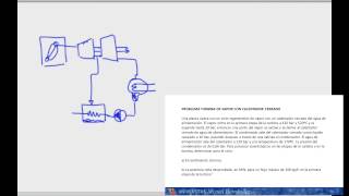 umh1788 201314 Lec007 Problema Turbina de vapor Parte 1 [upl. by Leonhard]