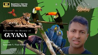 Exploring Guyanas Wild Full VIDEO E1 Monkeys Macaws Jaguars amp Toucans  Rainforest Wildlife [upl. by Henrieta]