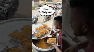 Latha akka Beef Biryani 😋😍 chennai streetfoodinchennai beef southindianfood indianstreetfood [upl. by Davilman]