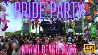 GAY PRIDE PARTY  Miami Beach 2023 [upl. by Hadley198]