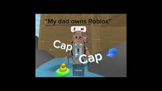 When someone on Roblox says their dad owns Roblox 😂capcutmm2roblox [upl. by Akima]