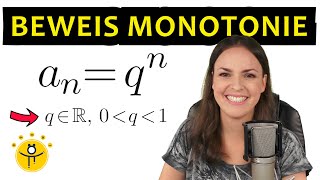 Mathematische BEWEISE führen – Monotonie von Folgen beweisen [upl. by Rimas]