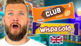 Americans Try British Chocolate Mcvities Cadbury Terrys Chocolate Orange amp More [upl. by Jeddy112]