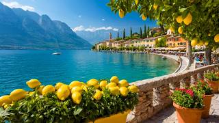 Relax Walking Tour of Lake Garda The Alpine Jewel of Italy  4K HDR [upl. by Neelyt]