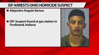 Ohio murder suspect arrested at Indiana gas station early Monday [upl. by Lamrouex925]