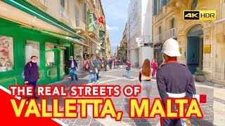 THE REAL STREETS OF VALLETTA MALTA [upl. by Enier148]