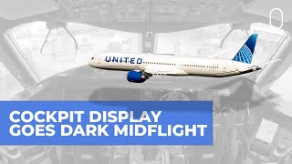 United Airlines Boeing 7879 Diverts To Chicago OHare After Pilot Displays Go Dark [upl. by Aicelef]