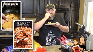 Slow Cooker Cocktail Weenies AND Sausage Cheese Dip Crockpot Life Hack [upl. by Hamehseer]