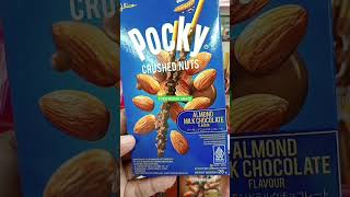 BELI POCKY CRUSHED NUTS ALMOND MILK CHOCOLATE DI ALFAMART TUBAN shortsviral pocky pockysticks [upl. by Dajma824]