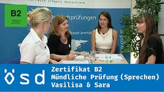 ÖSD Zertifikat B2 – Mündliche Prüfung Sprechen [upl. by Tavi]