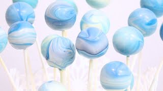 How to make MARBLE SWIRL CAKE POPS EASY FULL TUTORIAL for BEGINNERS [upl. by Lot]