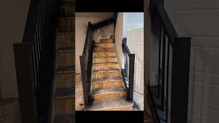 How To Paint Railing  Spray Railing shorts shortvideo diy canada usa house housepainting [upl. by Jillene678]