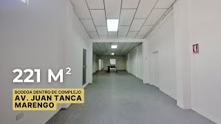 EN RENTA  Bodega de 221 M2 dentro de complejo  Avenida Juan Tanca Marengo 📍 Guayaquil [upl. by Anomor]