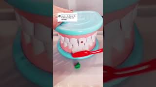 Dental ASMR Filling Your Cavity and Teeth Cleaning Shorts [upl. by Crispen688]