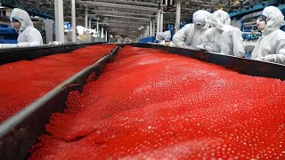 Incredible Process of Growing Red Caviar Caviar Production  How to Make Red Caviar [upl. by Agemo]