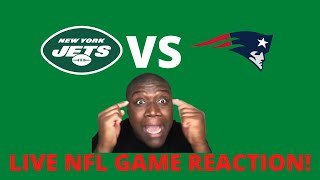 LBJ SHOW – NEW YORK JETS VS NEW ENGLAND PATRIOTS LIVE GAME REACTION [upl. by Dviad260]