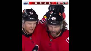 Jaromir Jagr’s last National League goal assisted by Johnny Hockey [upl. by Venetia]