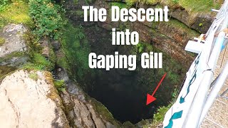 Lowered 321ft Underground into a Cave  Gaping Gill Winch  Ingleborough Clapham Yorkshire Dales [upl. by Sky]