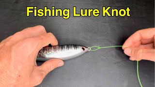 Simple and Strong way to tie a fishing line leader to Lure [upl. by Aicirtal]