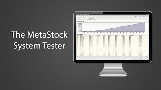 The MetaStock System Tester [upl. by Idihsar908]