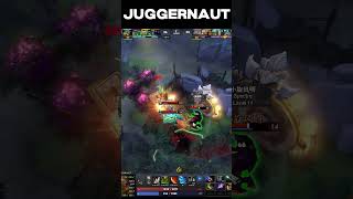 4 Level In 30 Seconds Juggernaut Likes this Very Much dota2 dota2highlights rampage [upl. by Yatnod686]