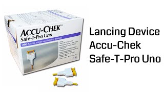 Lancing Device Accu Chek SafeTPro Uno  isi paket penjualan Indonesia [upl. by Anwahs362]