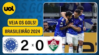 CRUZEIRO 2 X 0 FLUMINENSE  CAMPEONATO BRASILEIRO 2024 VEJA OS GOLS [upl. by Suisyola]