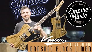 Kauer Guitars Banshee  Limited Edition Black Limba [upl. by Lek]