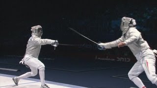 Aron Szilagyi Szilagyi Wins Fencing Sabre Gold  London 2012 Olympics [upl. by Wappes]