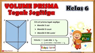 Cara Menghitung Volume Prisma Tegak Segitiga [upl. by Meggs]