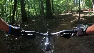 HACIENDO MOUNTAIN BIKE EN HUBER WOODS PARK [upl. by Gracia]