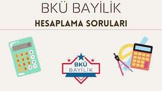 BİTKİ KORUMA ÜRÜNLERİ BAYİ VE TOPTANCILIK SINAVI  2024 HESAPLAMA SORULARI BKUBayilik [upl. by Firooc]