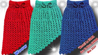 ⛔️ Woow Llego La FALDA TEJIDA A CROCHET Que Te Hara GANAR MUCHO DINERO Patrón GRATIS 😱😱 [upl. by Delanty]