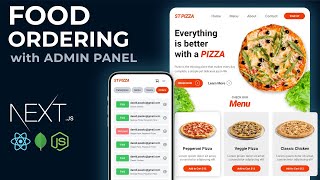 Build a Fullstack Food Ordering App with Nextjs 14 reactjs mongo tailwind [upl. by Viv793]