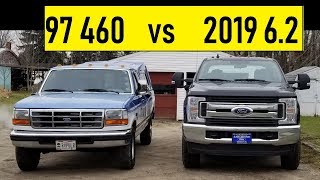 97 F250 HD vs 2019 F250 Super Duty [upl. by Ecirtal529]