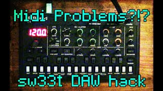 Roland S1 Having Problems w External MIDI Tracks In Logic workaroundsolution [upl. by Gadmann]