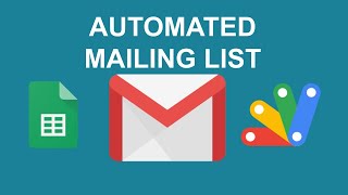 Automated email mailing list with Google Sheets [upl. by Sylram]