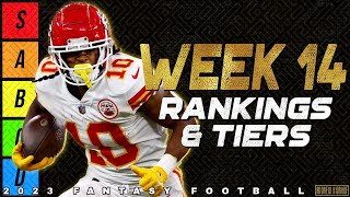 Top 36 Running Back Rankings  Week 14 Fantasy Football [upl. by Feodora582]