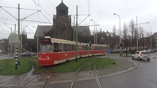 Leyenburg  Station Den Haag Centraal  regen  HTM tramlijn 6  BN GTL8 3130 Getir  2022 [upl. by Reece]