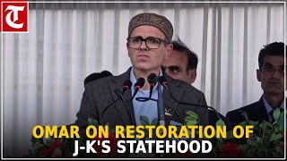 Party actively working towards restoration of JKs statehood Omar [upl. by Annawt]